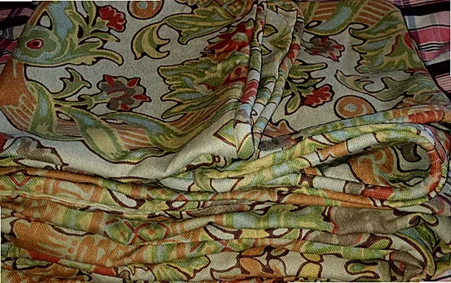 3 Pc POTTERY BARN KING Simone Jacobean Duvet Cover 2 Standard Shams Linen Read