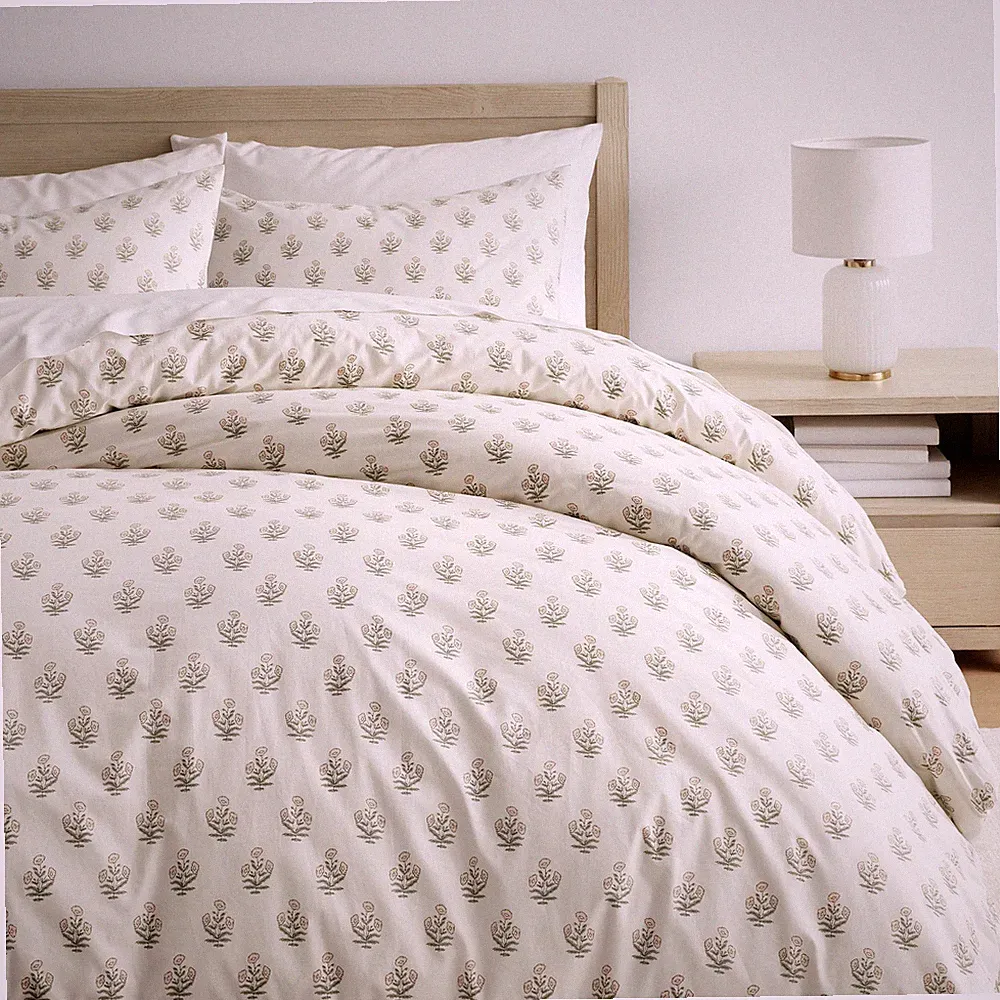 Best Seller Pottery Barn Flower Duvet Cover Twin/Twin XL + standard sham