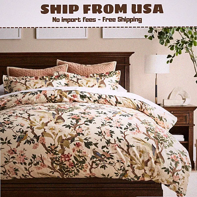 Bestseller Pottery Barn Nola Songbird Duvet Cover