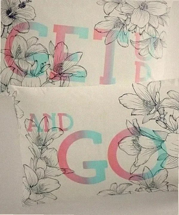 New 2 Pottery Barn Teen GET UP & GO PILLOWCASES inspire pbteen