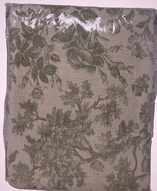 New Pottery Barn Sorrel Toile Full/Queen Duvet Cover ~Loden~