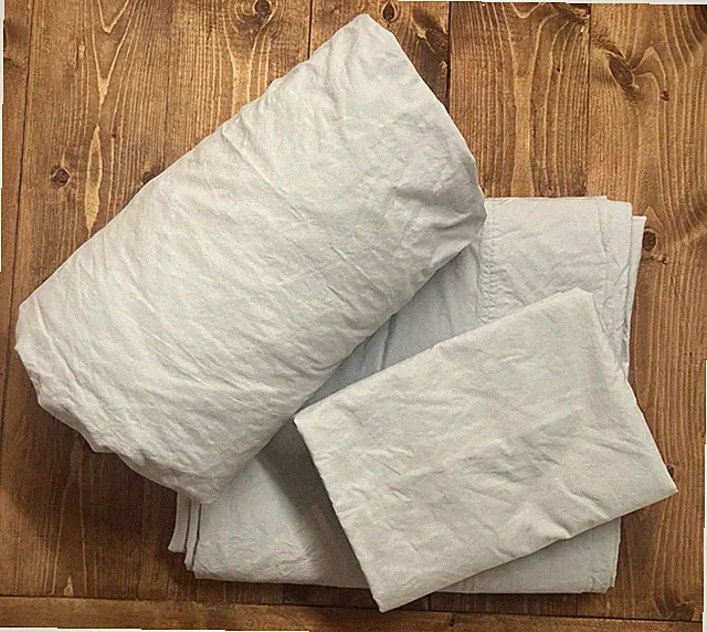 Pottery Barn 400-Thread-Count Organic Percale Sheet Set NWOT/OB Sky Blue