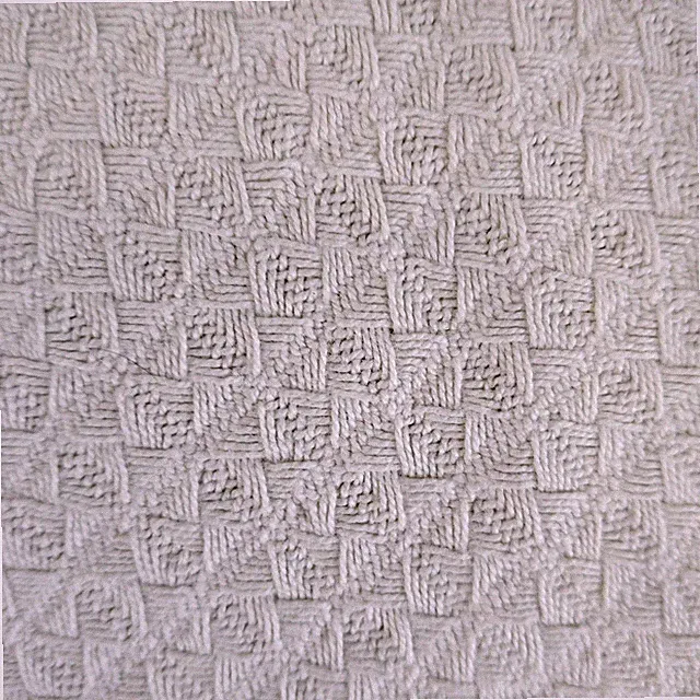 Pottery Barn Blanket Bedspread Throw King Cal King Green Geometric Texture Woven