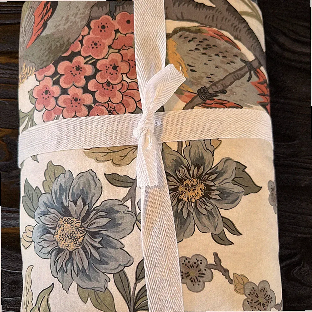 Pottery Barn Bloom Floral Duvet Cover Full Queen Ivory New Sample Read