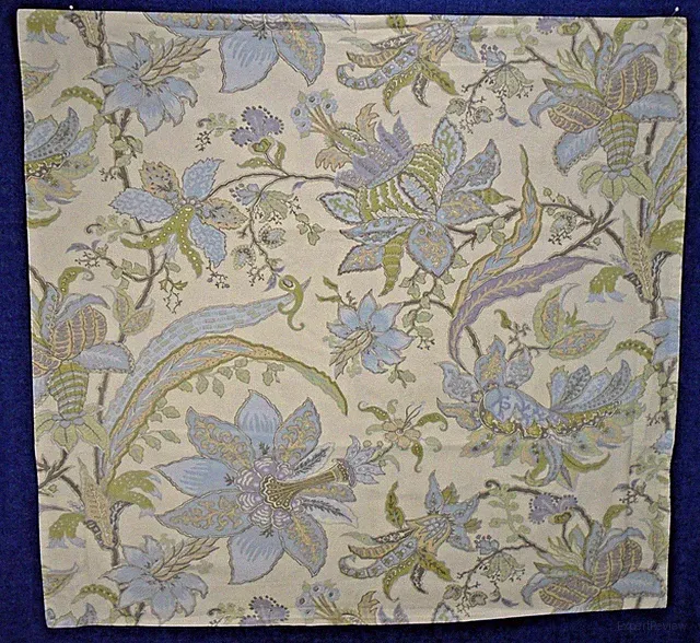 Pottery Barn Brigette Jacobean 100% Cotton Euro Sham 30x28" Not Quilted