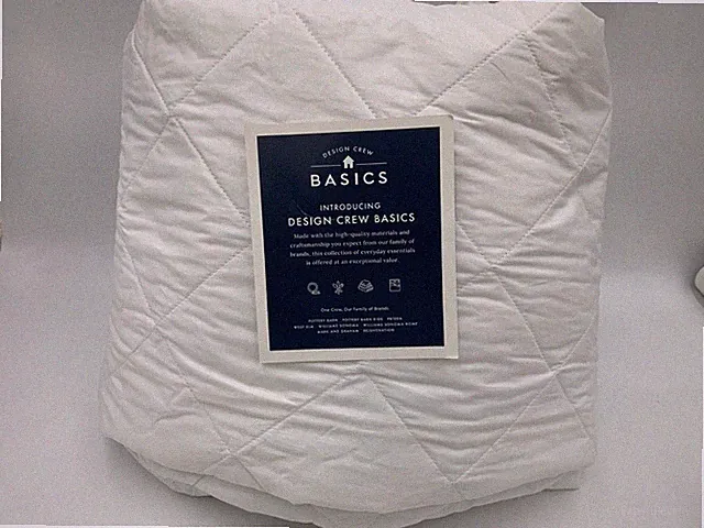 Pottery Barn Design Crew Basics Cotton Mattress Pad Cal King #Z1123 READ