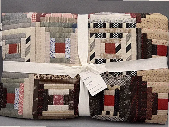 POTTERY BARN JAXSON QUILT FULL/QUEEN- MULTI- NEW
