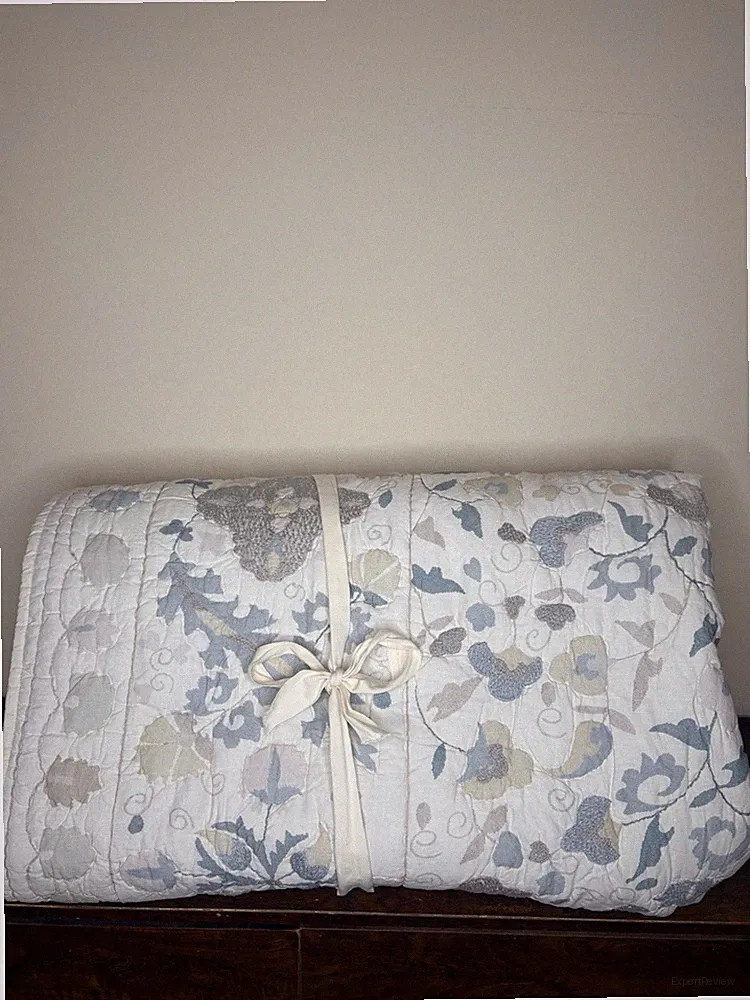 Pottery Barn Molly Suzani Embroidered Quilt King/Cal. King