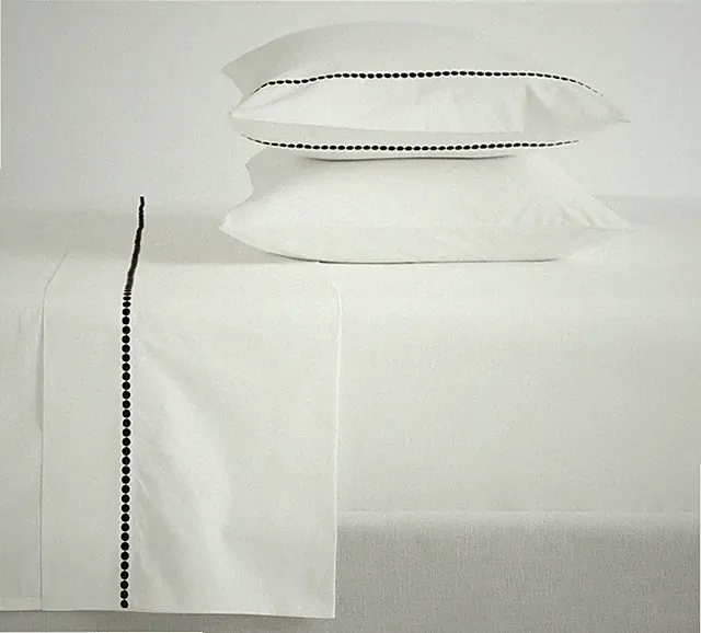 Pottery Barn Pearl Organic Percale Cal King Sheet Set