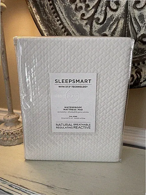Pottery Barn Sleepsmart 37.5 Temp Regulating CAL KING Waterproof Mattress Cover