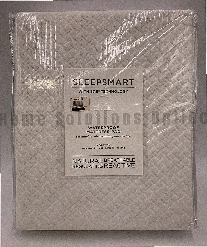 Pottery Barn Sleepsmart Regulating Waterproof Mattress Protector Cal King #S4320