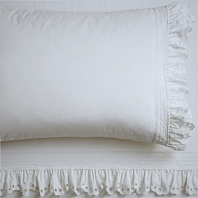 Pottery Barn Teen LoveShackFancy Eyelet Ruffle Sheet Set