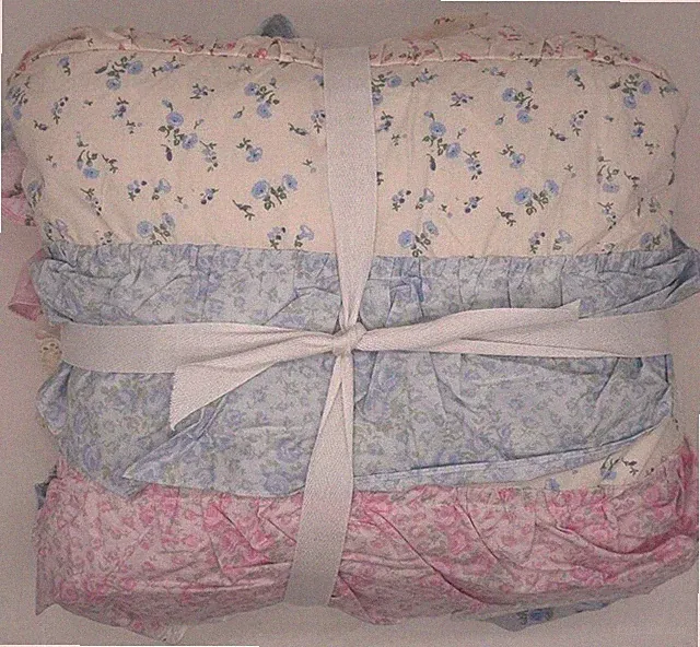 Pottery Barn Teen LoveShackFancy Tiered Ruffle FULL / QUEEN Duvet Cover ~ Multi