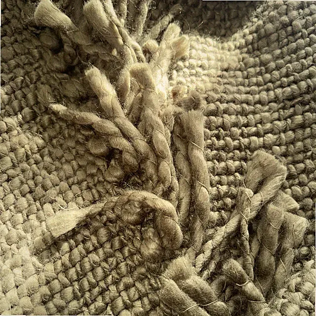 Pottery Barn Textured Fringed Throw Basket Weave Blanket Olive Green BOHO