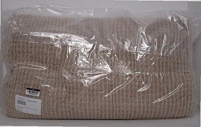 Pottery Barn Waffle Weave Blanket, Full Queen 92" x 96" Rosewood Color New