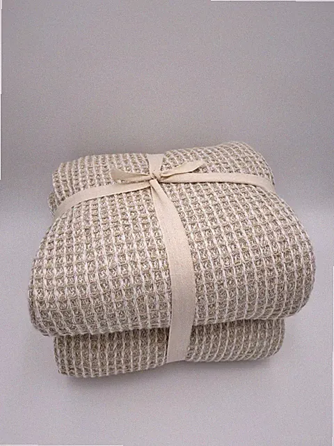 Pottery Barn Waffle Weave Blanket ~ King/cal. ~ Neutral