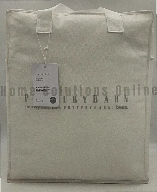 Pottery Barn Waterproof Repellant Down Alternative Mattress Pad Cal King #T1208