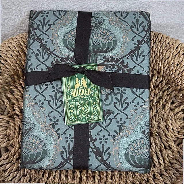 POTTERY BARN WICKED DUVET COVER, TWIN/XL ELPHABA GREEN DORM READY SOFT BEDDING